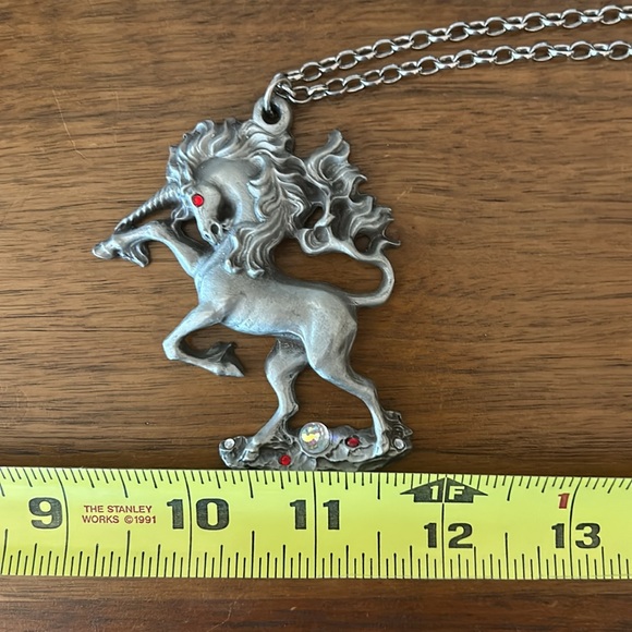 Rawcliff Pewter 1988 Vintage Unicorn Pendant - Picture 6 of 6